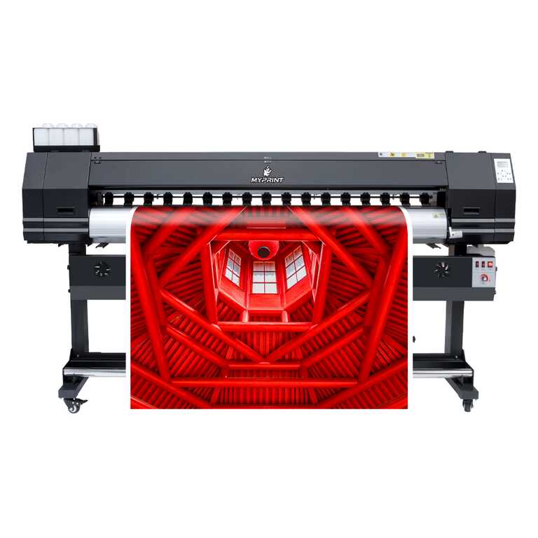 Экосольвентный принтер My Print PRO1800E с печатающей головой Epson I3200, рулонный, 1,8 м (13329) 