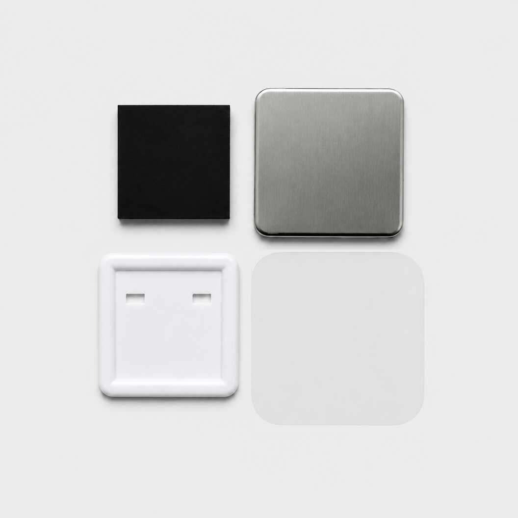 Blank for square button magnet 50*50 mm My Print mb5050m (13372) - фото 2 - Equipment and blanks for badges magnets key rings