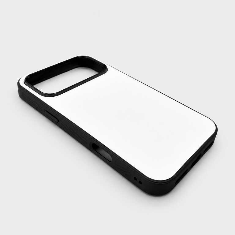 Чохол для сублімації 2D силіконовий (TPU) для iPhone 17 Pro Max чорний (13417) 