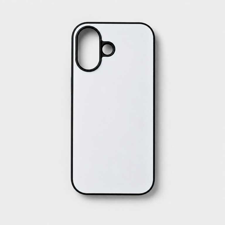 Чохол для сублімації 2D силіконовий (TPU) для iPhone 17 чорний (13411) 