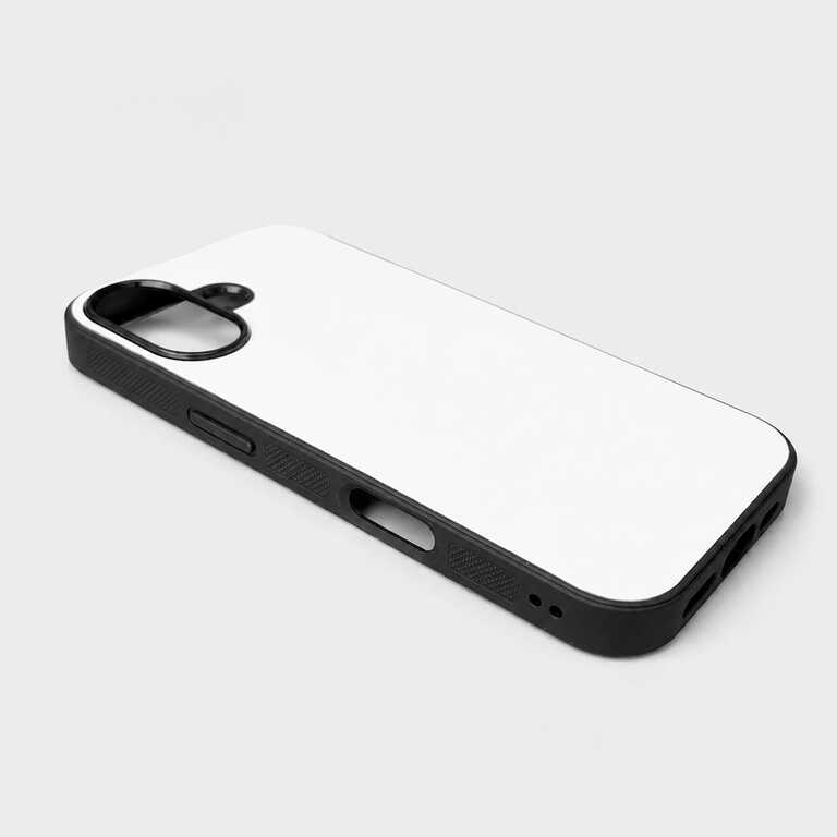 Чохол для сублімації 2D силіконовий (TPU) для iPhone 17 чорний (13411) 