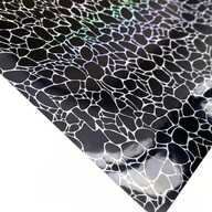 Self-adhesive holographic film with a pattern black HU06 0.300*0.305 m (8435) - фото 3 Self-adhesive holographic film with a pattern black HU06 0.300*0.305 m (8435) - фото 3 - Plotters and materials for cutting